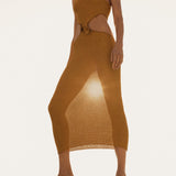HALTER KNIT DRESS